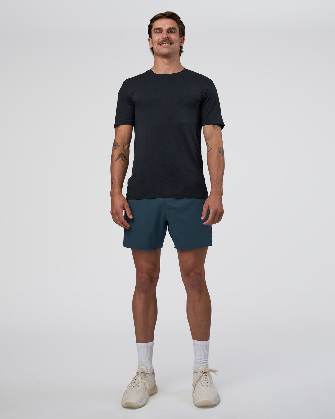 Man wearing Lift 6" Short - Night Sea | Model:Konnor | Size:M - view 5