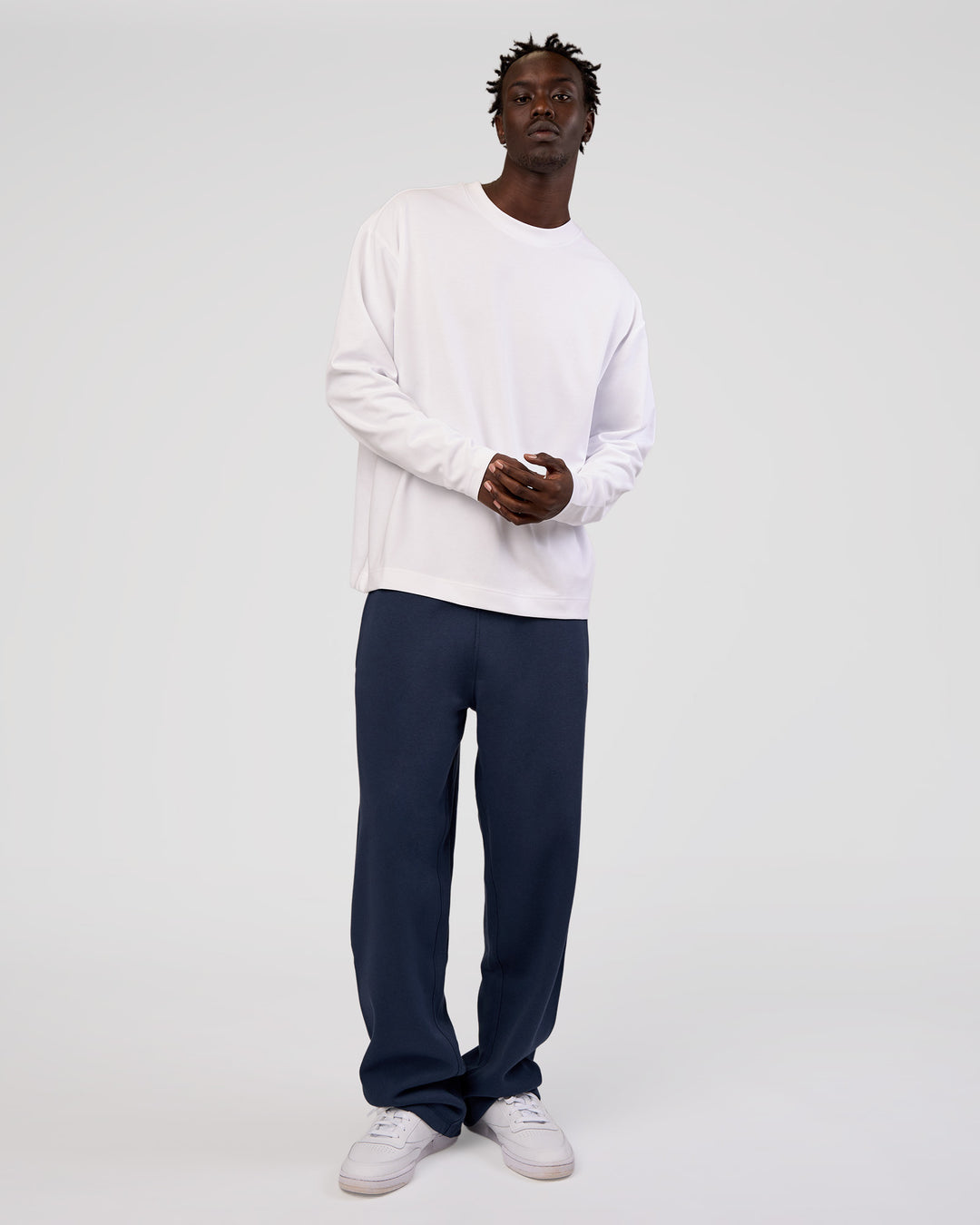 Man wearing MVP Straight Leg Pant - Future Navy | Model:Okello | Size:M - view 11