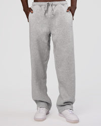 Man wearing MVP Straight Leg Pant - Light Grey Marl | Model:Okello | Size:M | Thumbnail Index: 0
