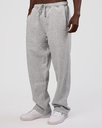 Man wearing MVP Straight Leg Pant - Light Grey Marl | Model:Okello | Size:M | Thumbnail Index: 11