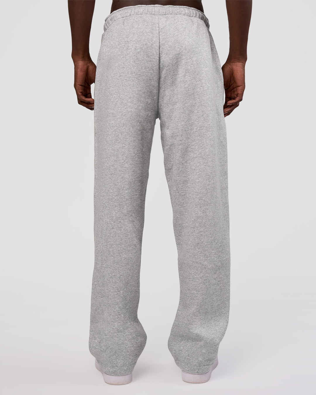 Man wearing MVP Straight Leg Pant - Light Grey Marl | Model:Okello | Size:M - view 7