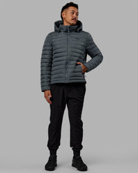 Man wearing All Day Puffer Jacket - Storm | Thumbnail Index: 6
