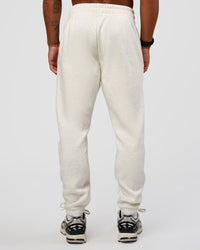 Man wearing MVP Cuffed Track Pant - Silver Marl | Model:Malebo | Size:M | Thumbnail Index: 3