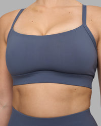 Woman wearing Momentum Sports Bra D/DD/E - Night Shadow | Model:Amy | Size:M | Thumbnail Index: 3