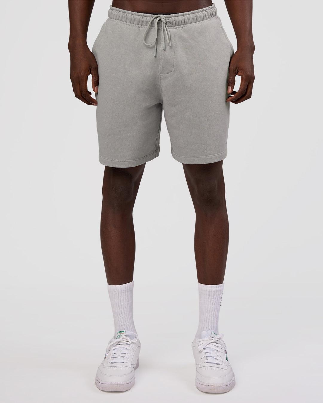 Man wearing Nothing Is Impossible 6" Short - Alloy-Black | Model:Okello | Size:M - view 3