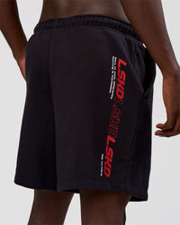 Man wearing Nothing Is Impossible 6" Short - Black-Flame | Model:Okello | Size:M | Thumbnail Index: 0