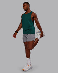Man wearing Pace Lined Performance Short  5" in Storm Front | Size:M | Thumbnail Index: 1