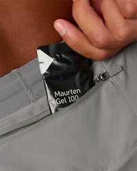 Man wearing Pace 5" Lined Running Short - Alloy | Model:Malebo | Size:M | Thumbnail Index: 3