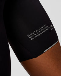 Man wearing Race Day 8" Short Tight - Black-Alloy | Model:Malebo | Size:M | Thumbnail Index: 4