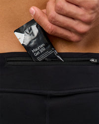 Man wearing Race Day 8" Short Tight - Black-Electric Indigo | Model:Albert | Size:M | | Thumbnail Index: 10