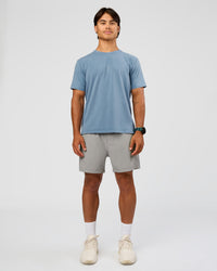 Man wearing Rep 5" Performance Short - Alloy | Model:George | Size:M | Thumbnail Index: 1