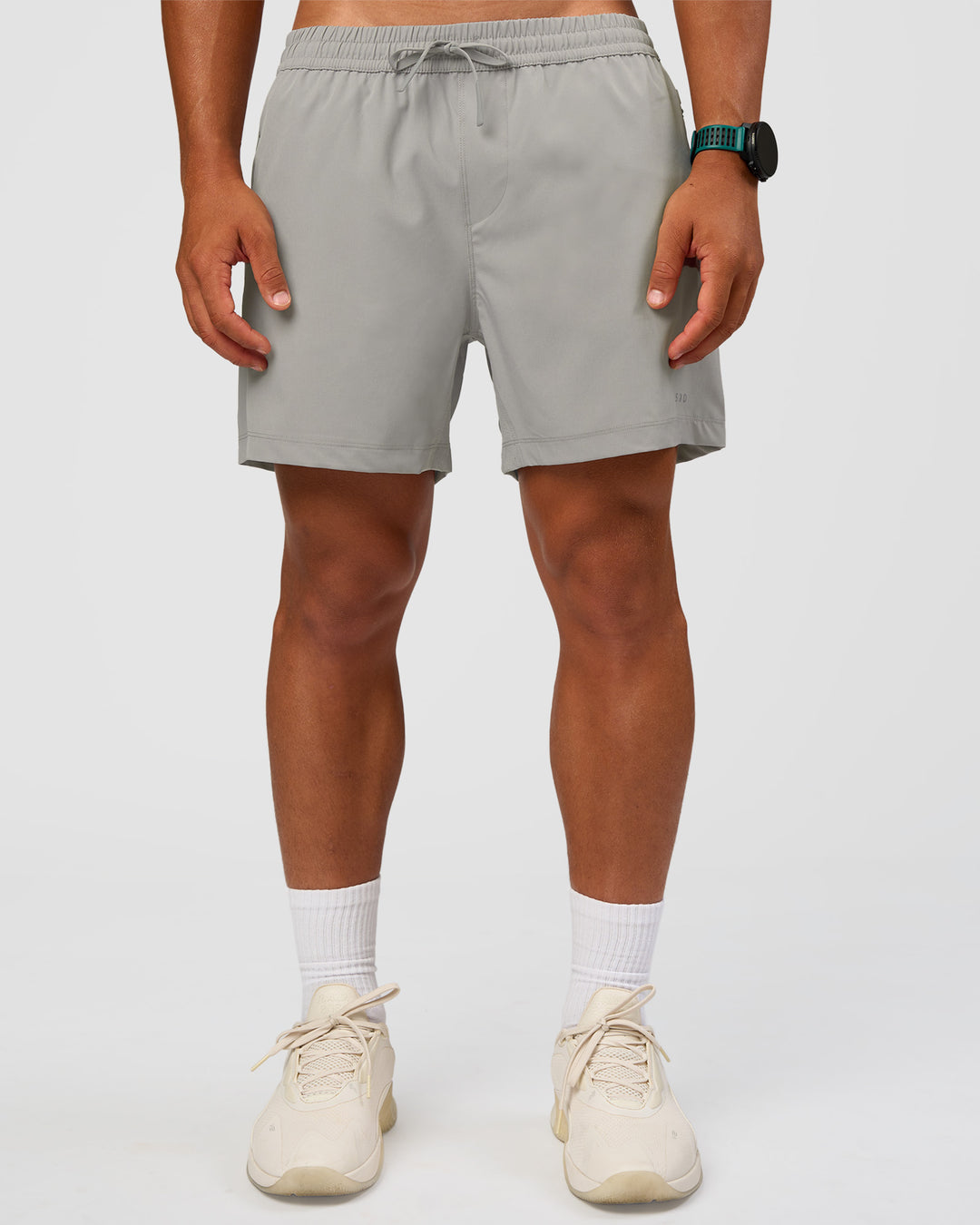 Man wearing Rep 5" Performance Short - Alloy | Model:George | Size:M - view 5
