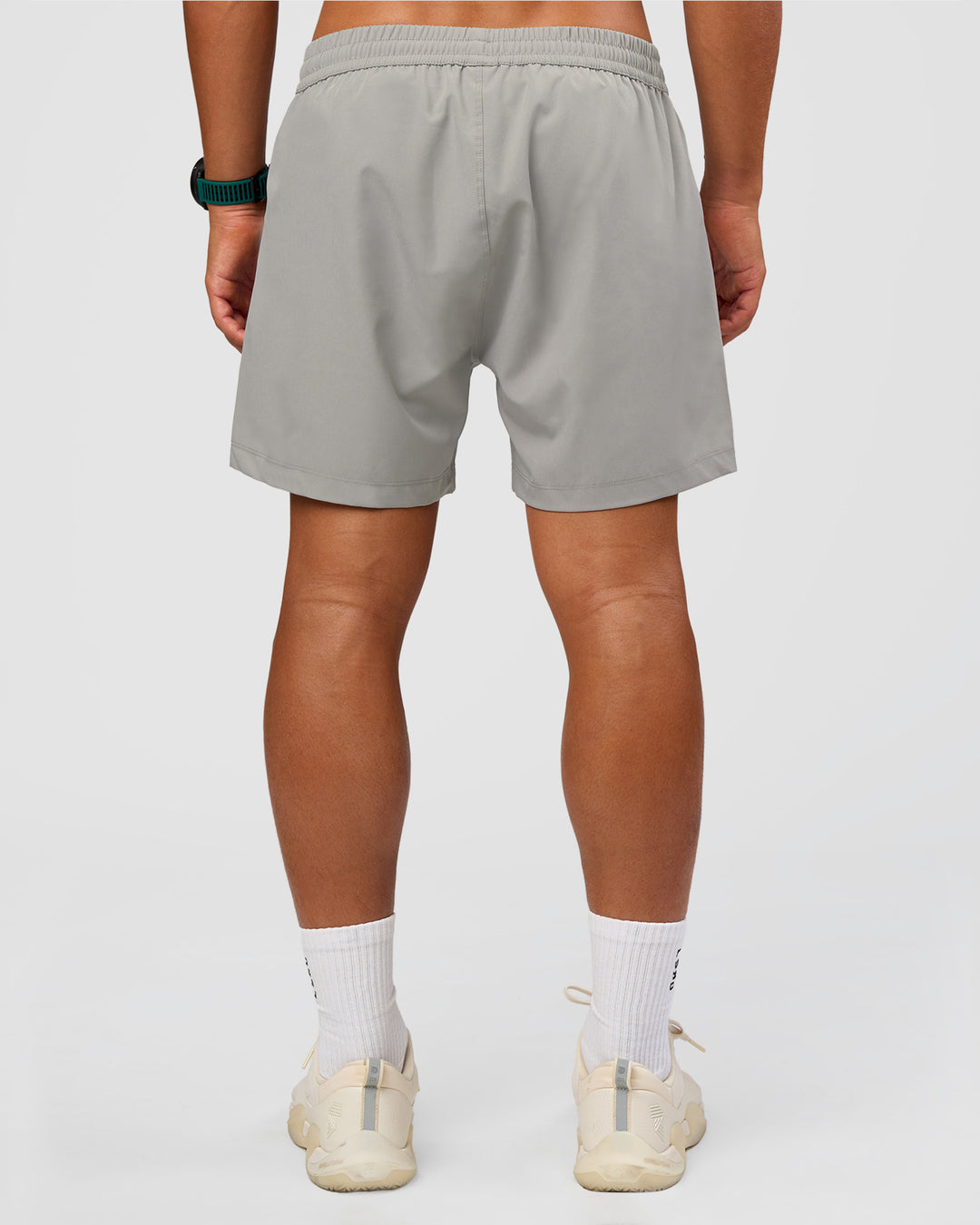 Man wearing Rep 5" Performance Short - Alloy | Model:George | Size:M - view 4