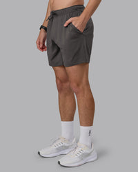 Man wearing Restore CloudFLX Short - Dark Storm | Model:Cameron | Size:M | Thumbnail Index: 5