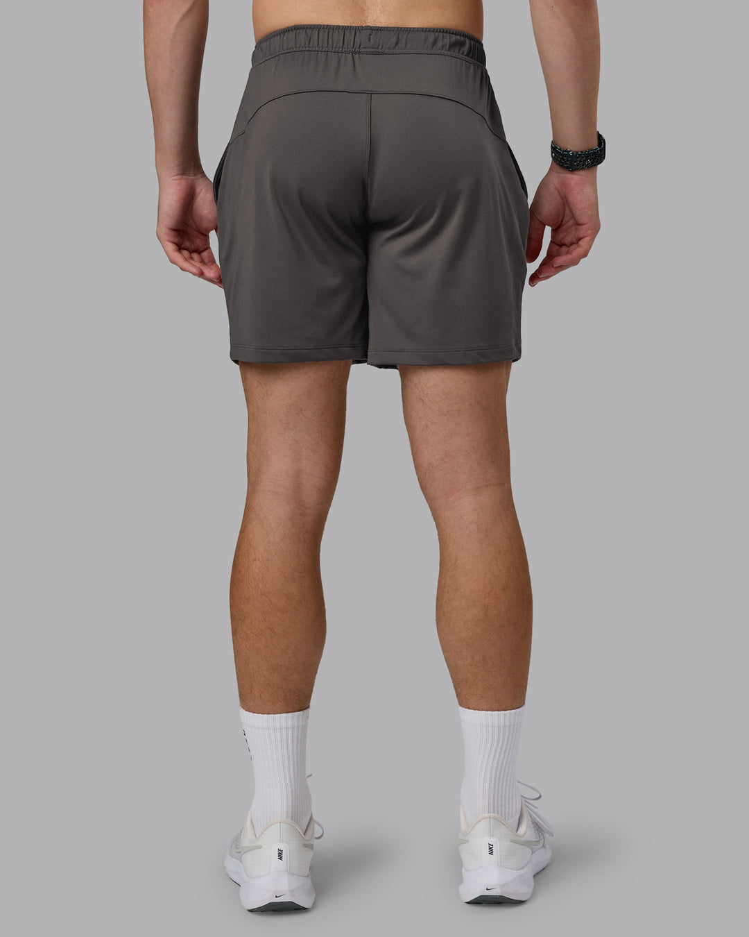 Man wearing Restore CloudFLX Short - Dark Storm | Model:Cameron | Size:M - view 4