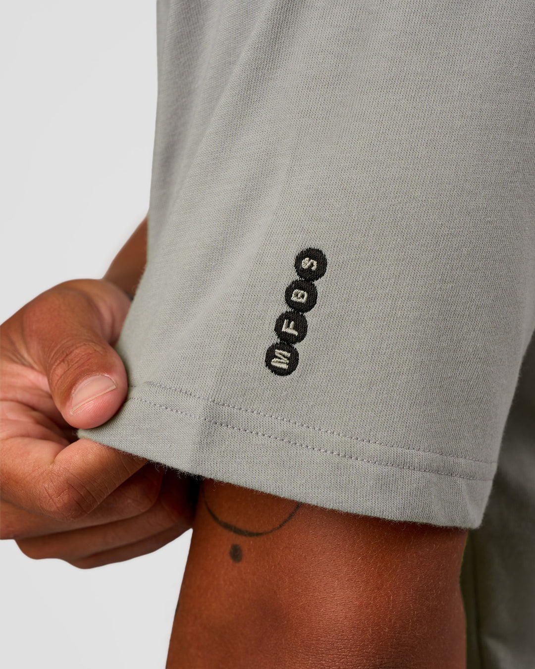 Static Grit Heavyweight Oversized Tee - Alloy-Black - view 11