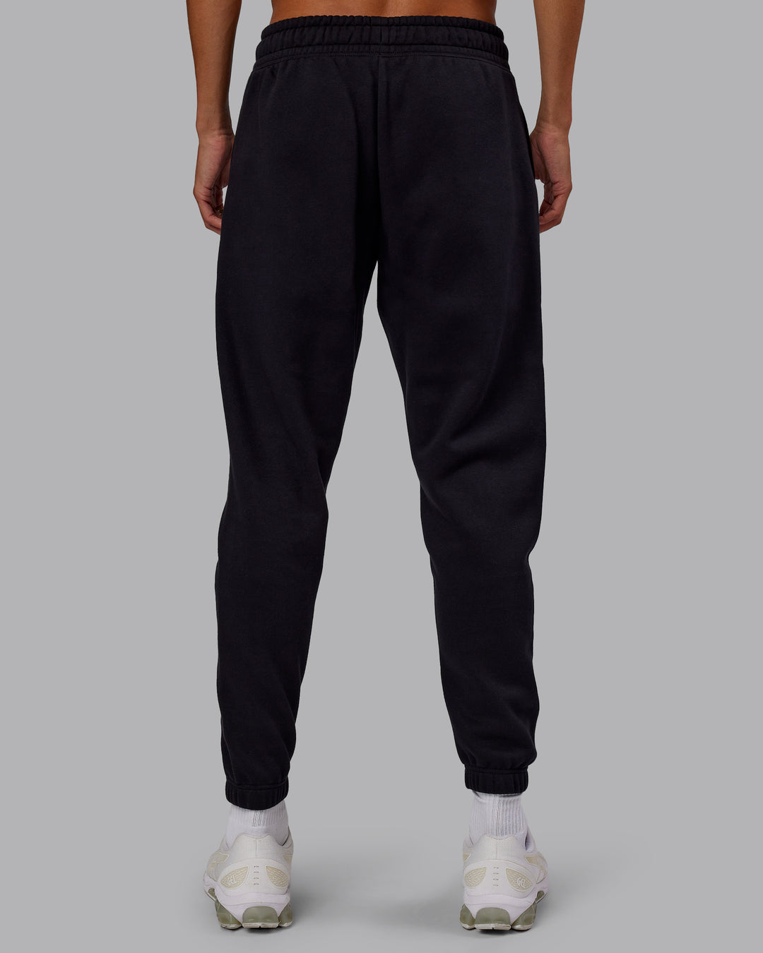 Man wearing Static Track Pant - Black-Skyride | Model:Jaxon | Size:M - view 3