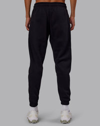 Man wearing Static Track Pant - Black-Skyride | Model:Jaxon | Size:M | Thumbnail Index: 2