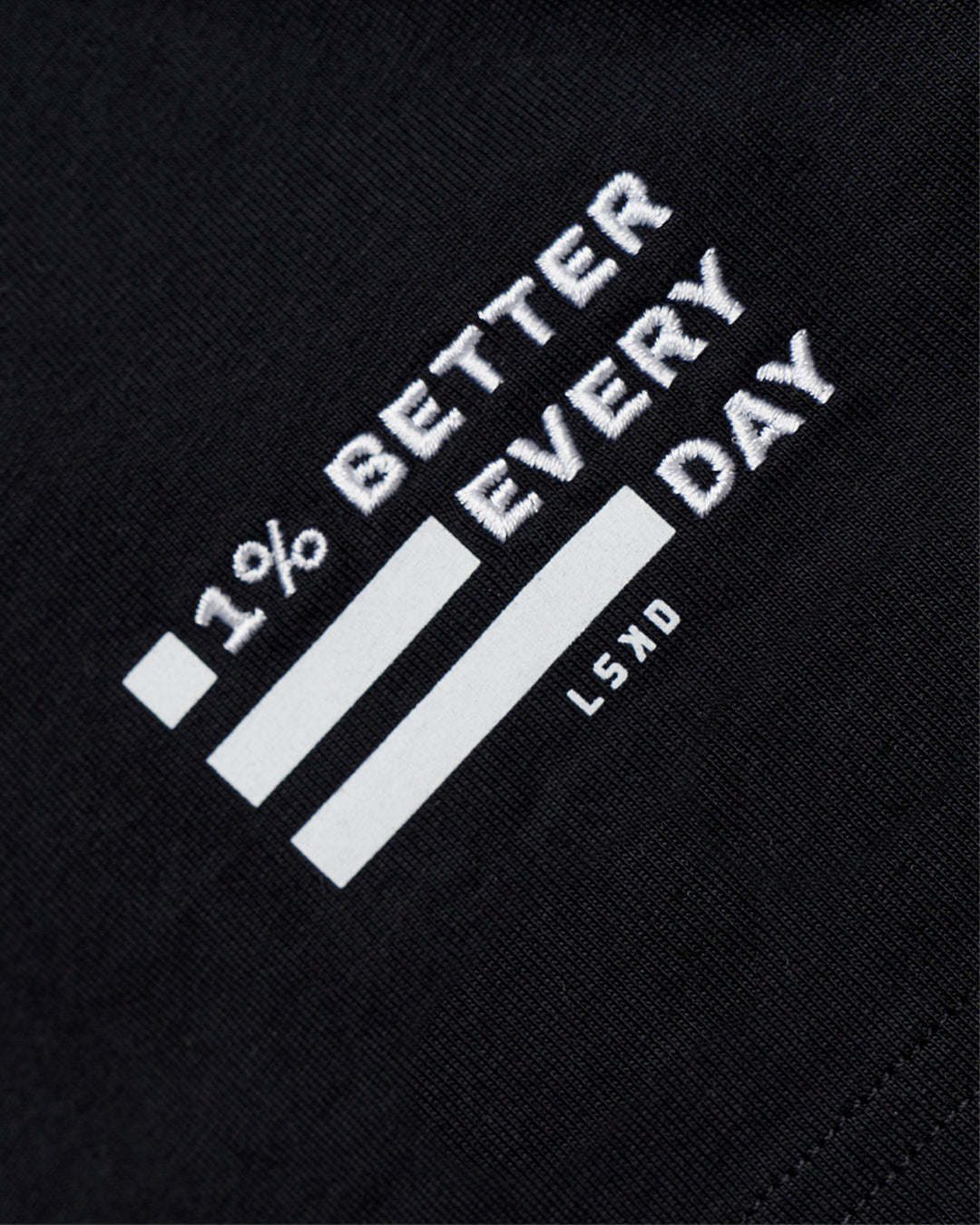 Man wearing Sticker Heavyweight Oversized Tee - Black-White | Model:Zoran | Size:M - view 10