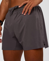 Man wearing UltraAir 5" Lined Performance Short - Duskstone | Model:Malebo | Size:M | Thumbnail Index: 4
