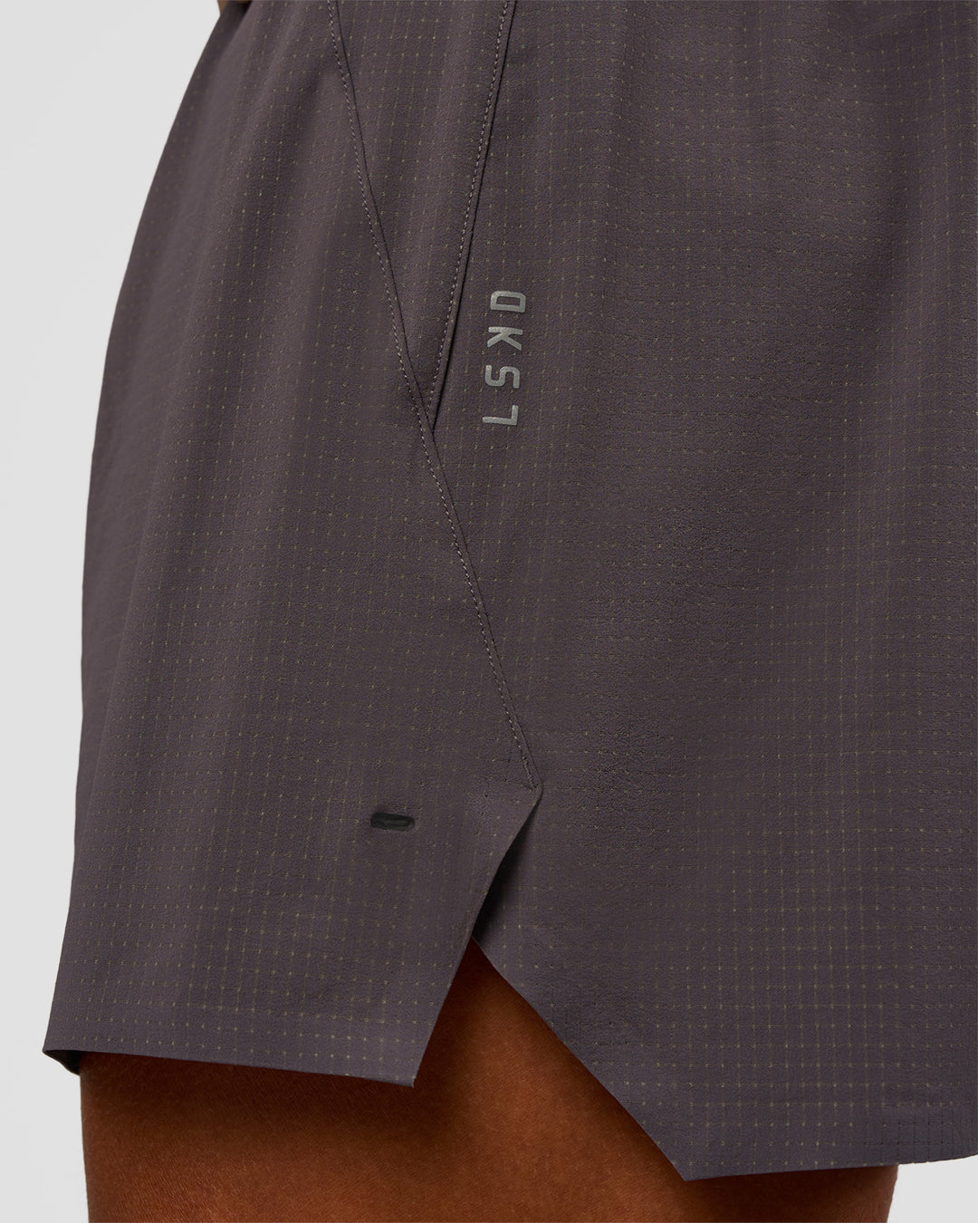 Man wearing UltraAir 5" Lined Performance Short - Duskstone | Model:Malebo | Size:M - view 8