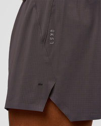 Man wearing UltraAir 5" Lined Performance Short - Duskstone | Model:Malebo | Size:M | Thumbnail Index: 7