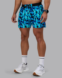 Man wearing UltraAir 5" Lined Performance Short - Luminous | Model:Jaiden | Size:M | Thumbnail Index: 6