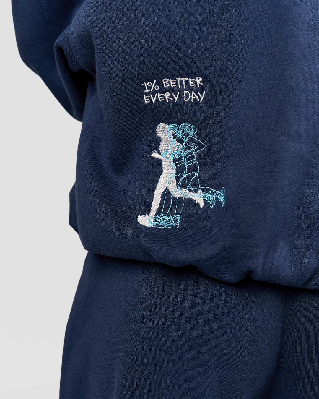 Woman wearing Zola Oversized Hoodie - Future Navy | Model:Grace | Size:M - view 13