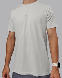 Man wearing Base FLXCotton Tee - Digital Mist | Thumbnail Index: 4