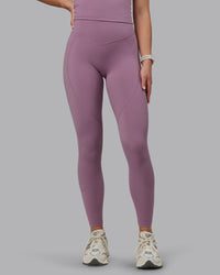 Woman wearing Blaze Ultra High-Rise Full Length Legging - Grape | Thumbnail Index: 0
