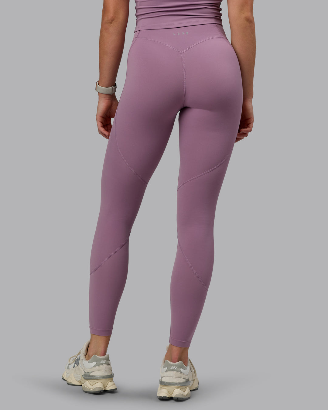 Woman wearing Blaze Ultra High-Rise Full Length Legging - Grape - view 4