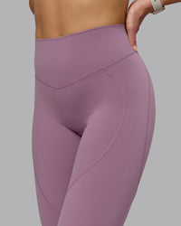 Woman wearing Blaze Ultra High-Rise Full Length Legging - Grape | Thumbnail Index: 6