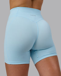 Woman wearing Blaze Ultra High-Rise 6" Short - Crystal Blue | Thumbnail Index: 2