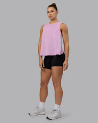 Woman wearing Breeze Training Tank - Pastel Orchid | Thumbnail Index: 3