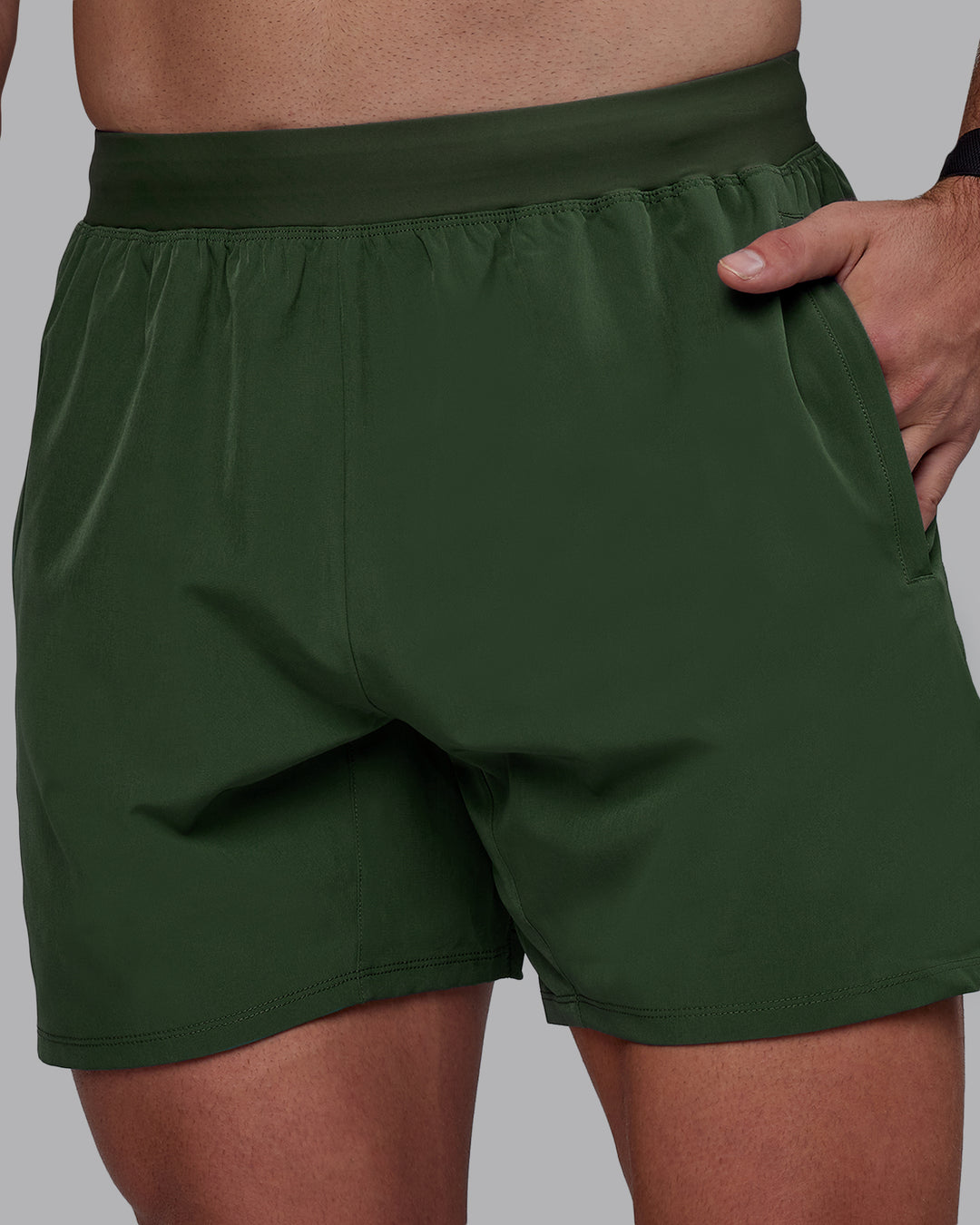 Man wearing Challenger 6" Performance Shorts - Cilantro - view 2