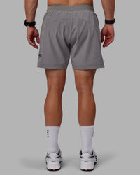 Man wearing Challenger 6" Performance Shorts - Storm Front | Thumbnail Index: 3