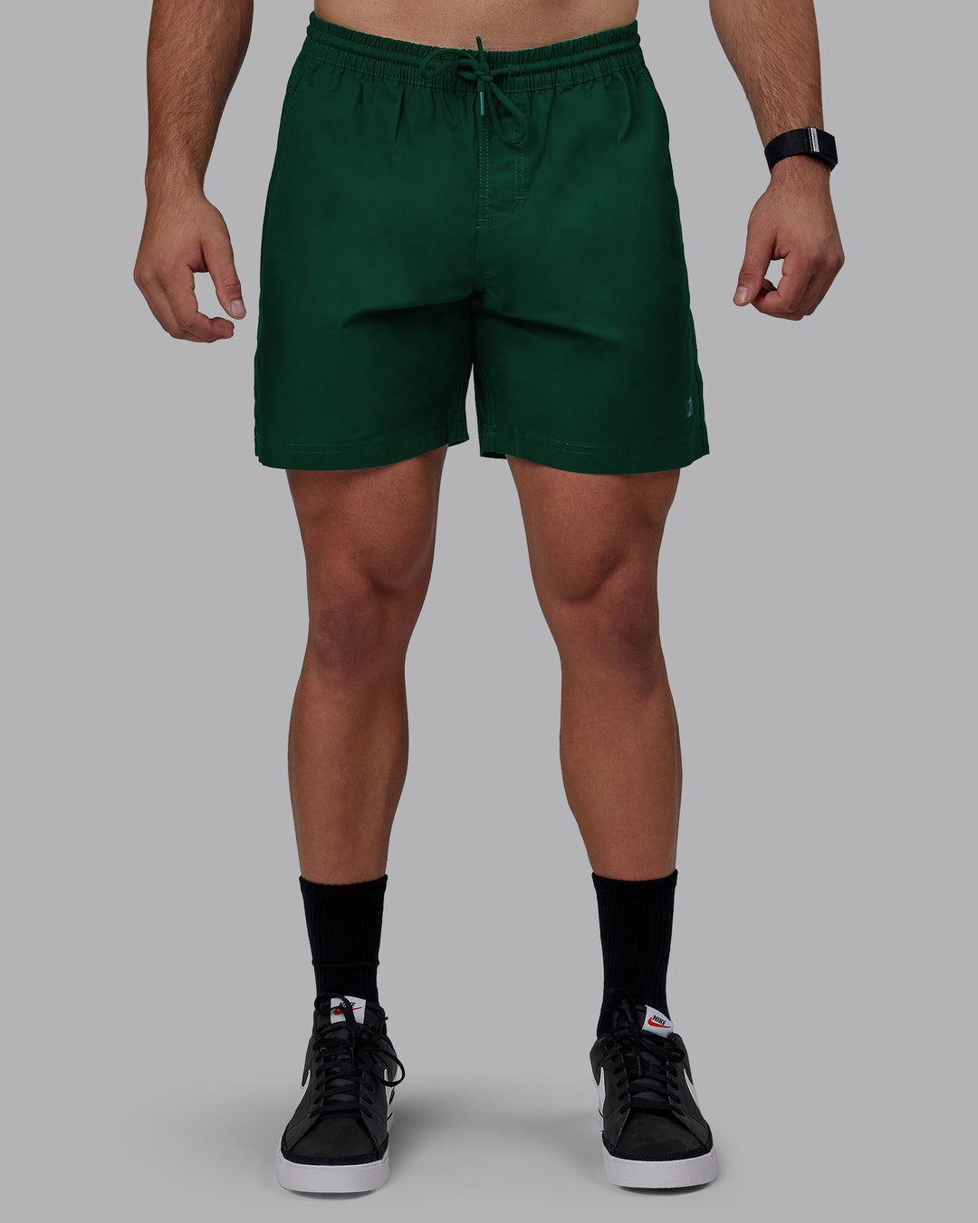 Man wearing Daily Shorts - Deep Emerald - view 1