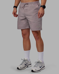 Man wearing Daily Shorts - Grey Purple | Thumbnail Index: 3