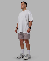 Man wearing Daily Shorts - Grey Purple | Thumbnail Index: 2