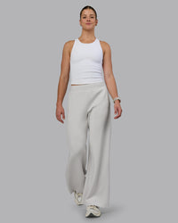 Woman wearing Elevate SoftTouch Wide Leg Pants - Clay-Clay | Thumbnail Index: 4