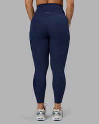 Woman wearing Elixir Ultra High-Rise 7/8 Legging - Future Navy | Model:Lyss | Size:S | Thumbnail Index: 2