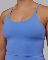 Woman wearing Elixir Active Tank - Ultramarine | Thumbnail Index: 2