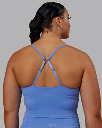 Woman wearing Elixir Active Tank - Ultramarine | Thumbnail Index: 1