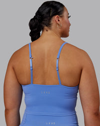 Woman wearing Elixir Active Tank - Ultramarine | Thumbnail Index: 3