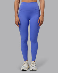 Woman wearing Elixir Ultra High-Rise Full Length Legging Pockets - Baja Blue | Thumbnail Index: 0