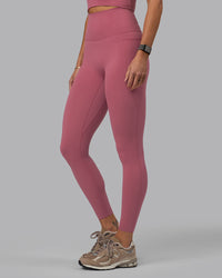 Woman wearing Elixir Ultra High-Rise Full Length Legging Pockets - Mauve Haze | Thumbnail Index: 8