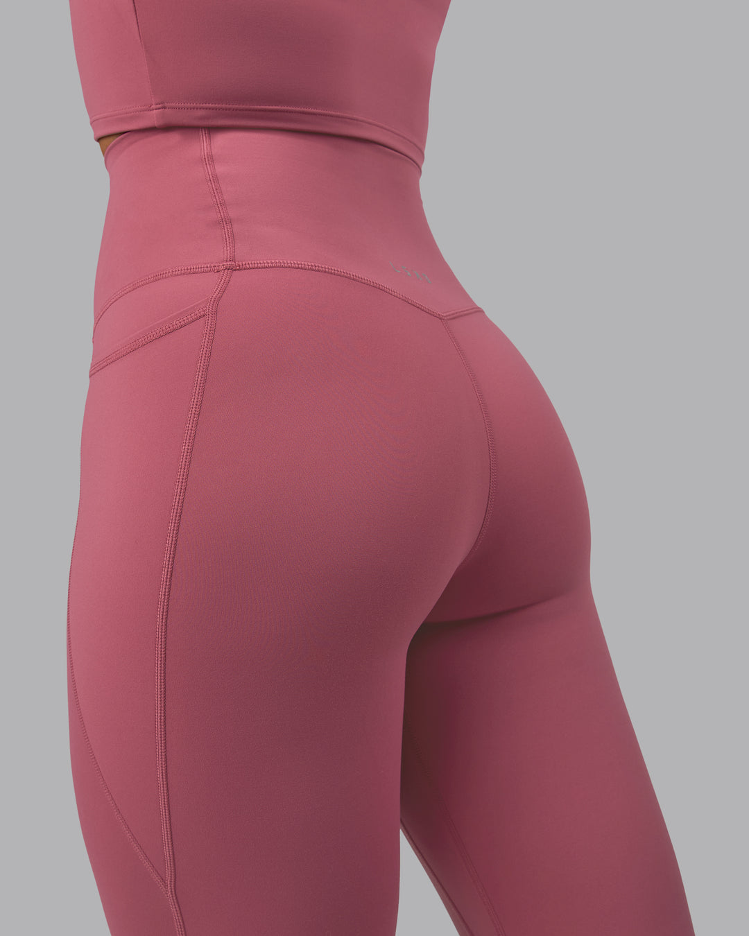 Woman wearing Elixir Ultra High-Rise Full Length Legging Pockets - Mauve Haze - view 10