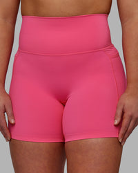 Elixir Ultra High-Rise 6" Short Pockets - Carmine Rose | Thumbnail Index: 2