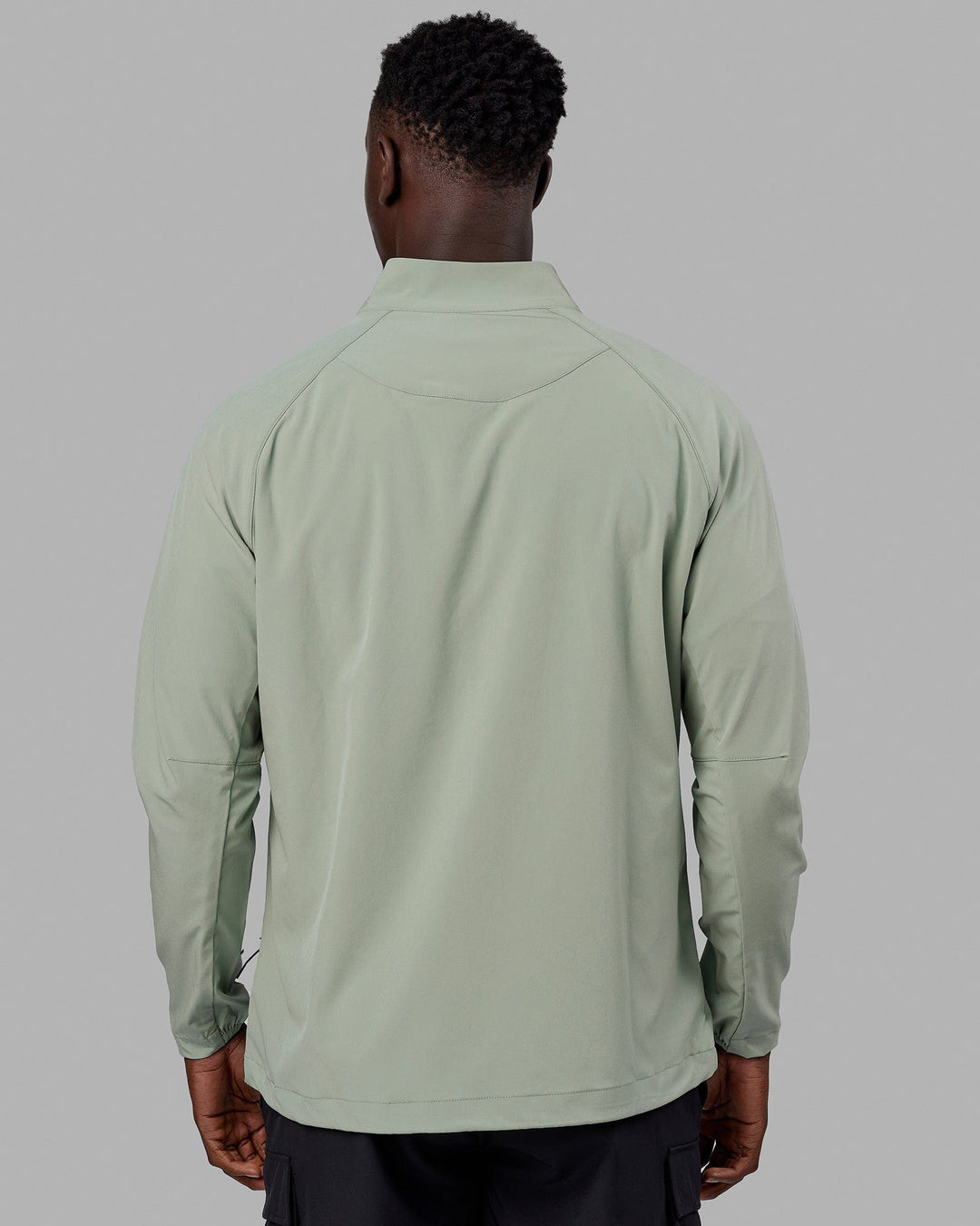 Man wearing Energy Stretch Performance Jacket - Iceberg Green - view 4
