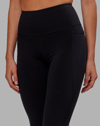 Woman wearing Flux Ultra High-Rise Full Length Legging Pockets - Black | Thumbnail Index: 4